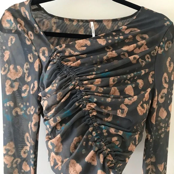 Free People Supernova Animal Print Skirt And Top Set - Picture 4 of 16